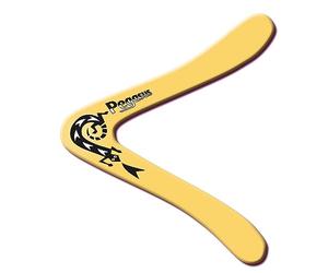 Paul Günther 1374 - Boomerang Pegasus B, Forme Classique, Taille env. 25 cm, en polypropylène incassable, Vole sur env. 18-20 m