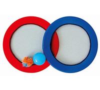 Paul Günther 1561 - Jumping Ball, Jeu d'adresse 2 en 1, Jeu de Balle et disques à Lancer utilisables séparément, diamètre env. 30 cm, pour Enfants à partir de 5 Ans, idéal comme Cadeau