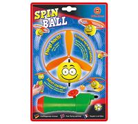 Paul Günther 1639 - Spin Ball, Balle gyroscopique volante avec motif de smiley et traction puissante pour le décollage, diamètre de l'hélice env. 12,5 cm, convient aux enfants à partir de 4 ans