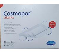 Paul Hartmann Cosmopor Advance Boîte de 25 pansement stérilisés 10 x 8 cm Rembourrage 6,5