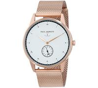 Paul Hewitt - PH-M1-R-W-4M - Montre Mixte - Quartz Analogique - Cadran Blanc - Bracelet Acier Or