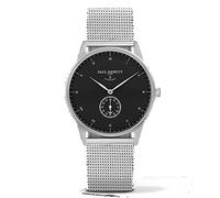 Paul Hewitt - PH-M1-S-B-4M - Montre Mixte - Quartz Analogique - Cadran Noir - Bracelet Acier Argent