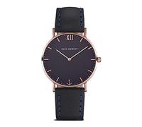 Paul Hewitt - PH-SA-R-Sm-B-11M - Montre Mixte - Quartz Analogique - Cadran Bleu - Bracelet Cuir Bleu