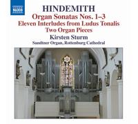Hindemith, P. - Sonates pour orgue nos. 1-3 et autres œuvres - Import - NAXOS
