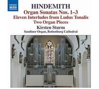 Paul Hindemith - Hindemith Organ Sonatas Nos. 1-3 - CD - F4z