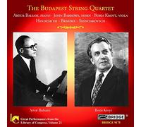 Budapest String Quartet - Paul Hindemith-Johannes Brahms-Dimitri Chostakovitch : Performances from The Library of Congress, Volume 21