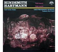 Paul Hindemith - Karl Amadeus Hartmann / André Gertler (Violin), The Czech Philharmonic Orchestra , Conductor Karel Ancerl , - Violin Concertos [Vinyl LP]