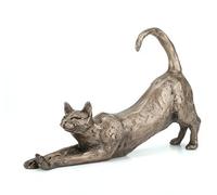 Paul Jenkins James Sculpture Chat en Bronze