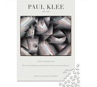 Paul Klee Crystal Gradation Abstract Art Décoration Murale en Métal 38x26cm/1000pcs pour Le Coin Bar, pour Les Murs Et Espaces Intérieurs