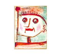 Paul Klee Impression sur toile Et tu mangeras ton marre poster Reproductions de Tableaux Célèbres Décoration murale pour salon et chambre 70x50cm(28x20in) Sans cadre