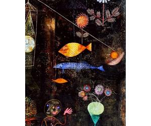 Paul Klee’s Magic Fish | Blank Sketchbook for Art, Notes & Creative Work: Minimalist Blank Notebook Inspired by Modern Art Masterpieces