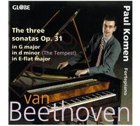 Paul Komen - Piano Sonatas 3 [New CD]
