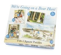 Paul Lamond 4425 4-in-1 We're Going on a Bear Hunt Puzzle
