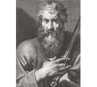 Paul l'Apôtre aka Saint Paul et Saul de Tarse c. 5 AD - c.65 AD. Bien qu'il ne soit pas l'un des douze apôtres, il a beaucoup voyagé pour diffuser l'enseignement de Jésus. After a work by Cornelis van