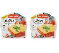 Paul & Louise Lasagne à la bolognaise 300g - prêt en 2 minutes - 100% viande origine France - Huile d'olive vierge extra (Lot de 2)