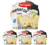 Paul & Louise Parmentier de colin, crème fraiche & fines herbes 300g - Poisson certifié MSC Pêche durable - Prêt en 2 min- Cuisiné en France (Lot de 4)