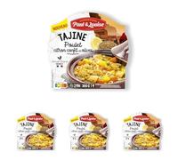 Paul & Louise -Tajine Poulet citron confit et olives 300g Prêt en 2 min - 100% viande origine France - Recette du Monde (Lot de 4)