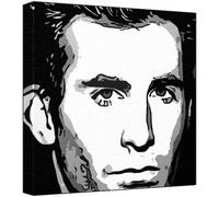 Paul Marc Davis Pop Art Impression sur toile Multicolore 30 x 30 x 2,5 cm