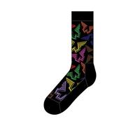 Paul Mccartney Chaussettes Wings Logos Nouveau Officiel Homme Noir Uk Size 7.5 - Size One Size
