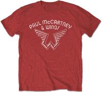 Paul McCartney - T-shirt Logo pour femme RO2762 (M) (Rouge)