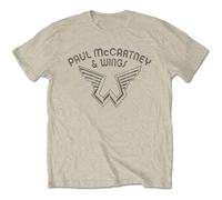 Paul Mccartney - T-Shirt # M Unisex Neutral # Wings Logo [Import]