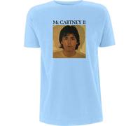 Paul McCartney - T-shirt "McCartney II" pour homme/femme unie RO10743 (XXL) (Bleu clair)