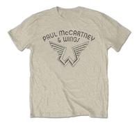 Paul Mccartney - Rock Off officially licensed products Paul Mccartney Wings Logo T Shirt Size XXL