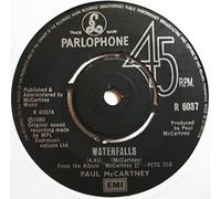 PAUL MCCARTNEY - waterfalls / check my machine 45 rpm single