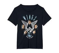 Paul McCartney Wings Over The World T-Shirt, Femme Grandes Tailles, Noir, 1X
