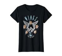 Paul McCartney Wings Over The World T-Shirt, Femme, Noir, S