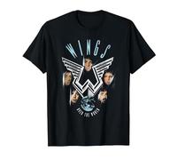 Paul McCartney Wings Over The World T-Shirt, Homme, Noir, 6XL