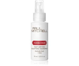 Paul Mitchell Flexible Hold Fast Drying Sculpting Hairspray laque cheveux pour donner du volume et de la brillance 75 ml
