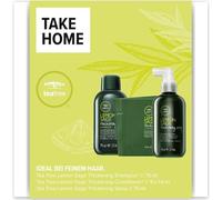 Paul-Mitchell Soins-des-cheveux Tea-Tree-Lemon-SageTake Home Set Tea Tree Lemon Sage Thickening Shampoo 75 ml + Tea Tree Lemon Sage Thickening Conditioner 6x7,4 ml + Tea Tree Lemon Sage Thickening Spr