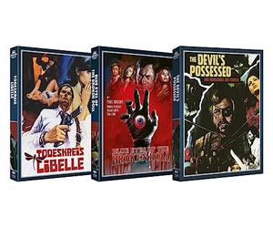 Paul Naschy Bundle - Todeskreis Libelle / Blue Eyes Of The Broken Doll / The Devil's Possessed - Blu-ray+DVD - Limited Edition auf 150 Stück [Édition Limitée]