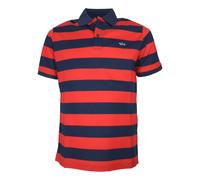 Paul Requin Polo Hommes Coton Piqué Avec Badge Emblématique C0P1228 142 Bleu Red