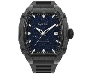 Paul Rich Astro Mason Black PR20088 - Homme - 43 mm - Analogique - Quartz - Verre recouvert de saphir