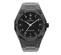 Paul Rich Montre de luxe pour homme en acier inoxydable - Robuste et élégante pour le travail, un cadeau ou une remise de diplôme - Montre analogique fantaisie résistante à l'eau pour lui - poussière