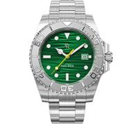 Paul Rich PR-46707 Montre homme Crystal Bay Emerald Isle Silver Vert 40 mm 5 ATM