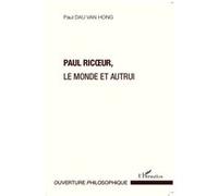 Paul Ricoeur Paul Dau Van Hong (Auteur)