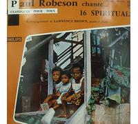PAUL ROBESON chante 16 spirituals LAWRENCE BROWN LP 25cm Philips