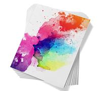 Paul Ruben Papier Aquarelle 60 feuilles 50% coton 300 g/m² sans acide Blanc pressé à froid pour enfants, étudiants et adultes (10,63 x 7,68 pouces)
