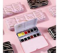 Paul Rubens-Ensemble de peinture d'interconnexion solide professionnelle, document à l'eau pour artiste, fournitures d'art, 12/24 couleurs 48 colors pink