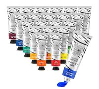 Paul Rubens Lot de 20 tubes de peinture à l'huile 50 ml pigment riche et texture crémeuse excellente durabilité et couverture convient pour les artistes