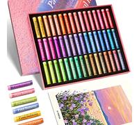 Paul Rubens Lot de 48 crayons pastel à l'huile - Couleurs pastel - Couleurs macarons - Crayons pastel doux et crémeux - Accessoires d'art à haute pigmentation - Facile à utiliser pour artistes