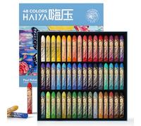Paul Rubens Lot de 48 pastels à l'huile - Couleurs douces et non toxiques - Pour les artistes et les étudiants - Idéal pour croquis et décoration (nouveau paquet)