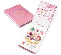 Paul Rubens Papier aquarelle, Journal d'aquarelle pressé à chaud, 50 % coton 300 g/m² 20 feuilles 19,3 cm x 13,5 cm Carnet de croquis aquarelle de voyage pour débutants et artistes