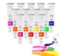 Paul Rubens Peinture à l'huile, 12 couleurs fluo à haute saturation, grands tubes de 50 ml, temps de séchage plus rapide avec texture crémeuse, fournitures artistiques pour artistes, étudiants,