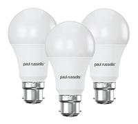 paul russells Lot de 3 ampoules LED à baïonnette B22 équivalentes à une ampoule à incandescence de 100 W, 1521 lm, blanc chaud 3000 K, givré classique A60 BC GLS standard à économie d'énergie