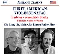 Paul Schoenfeld Harbison/Schoenfeld/Stucky: Three American Violin Sonatas (CD)