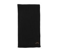 Paul & Shark - Écharpe en Laine Côtelée - Homme - Accessoires - Noir - Taille: ONE Size